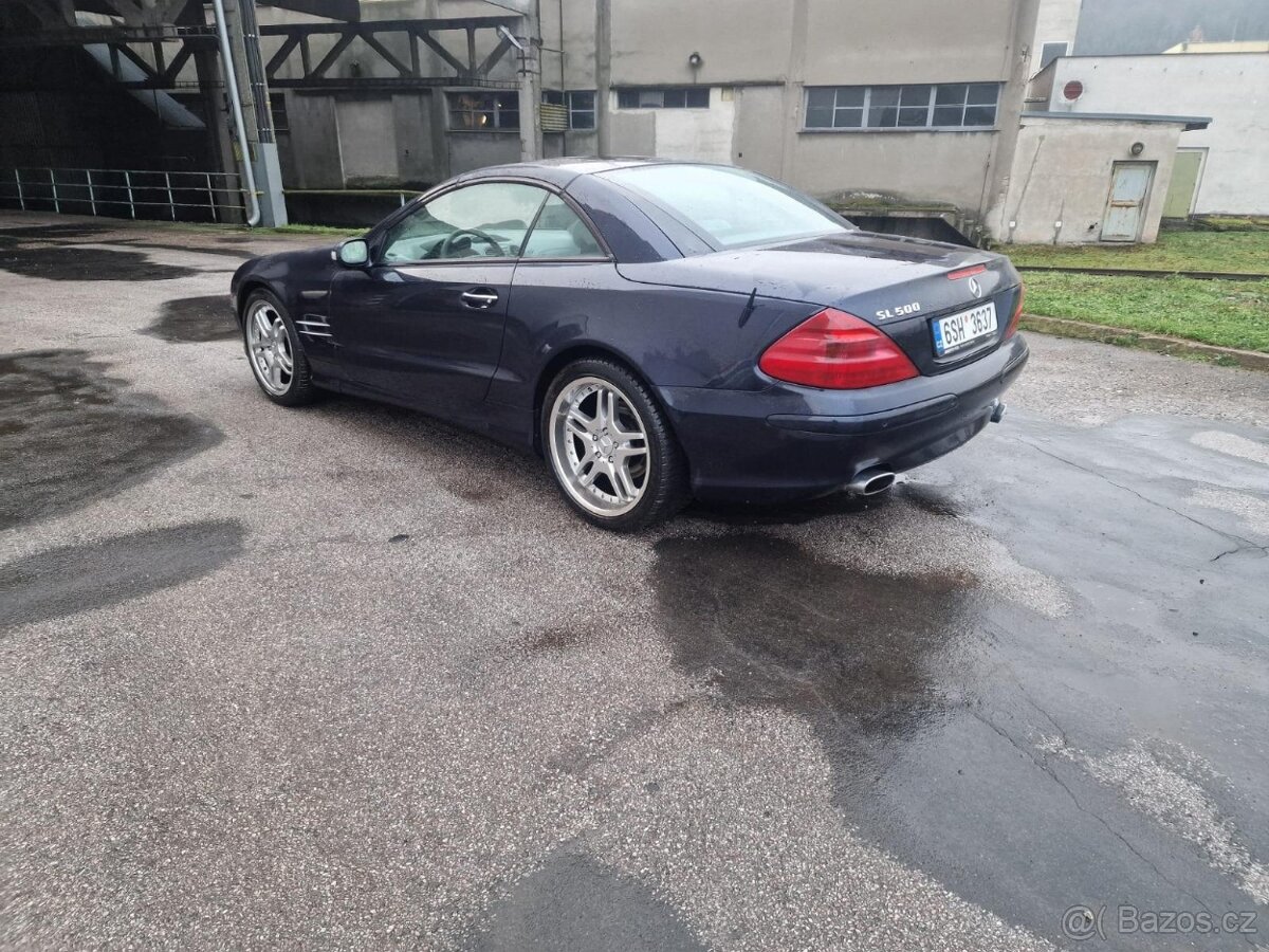 Mercedes SL 500 cabrio, coupe, r230, model 03, 1A stav, naje - 3