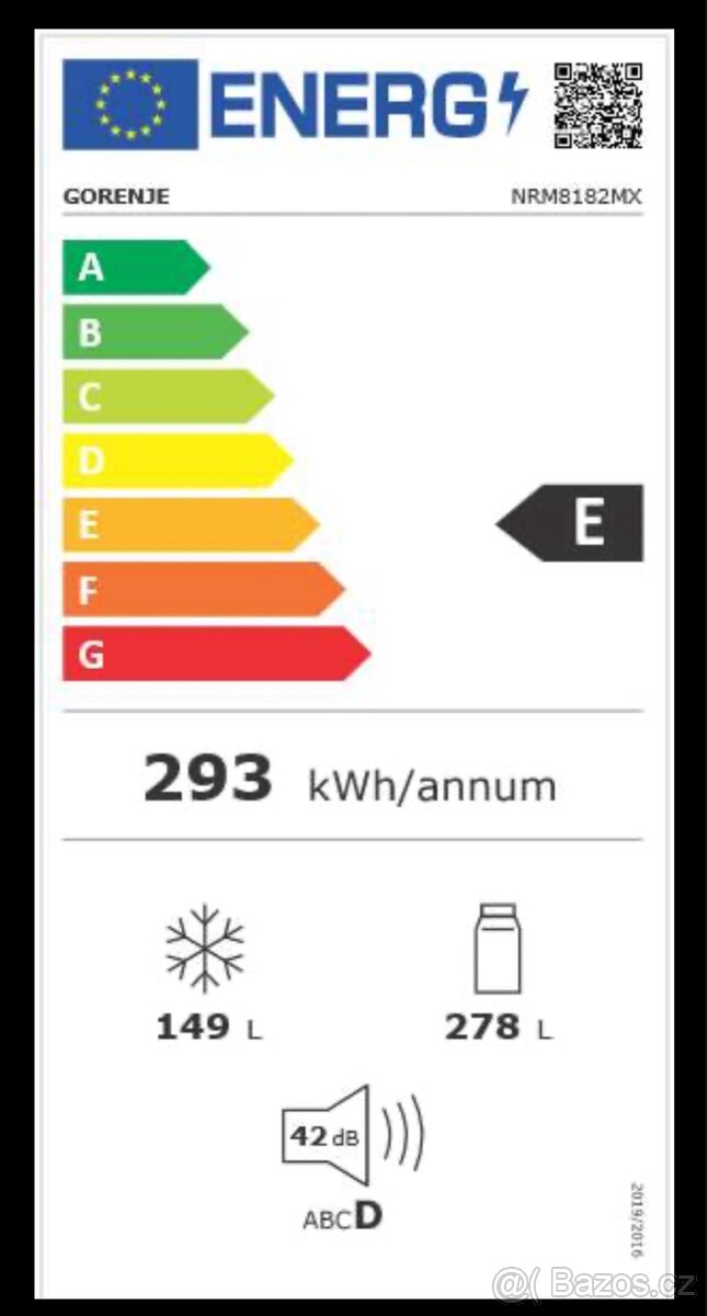 Lednice Gorenje NRM8182MX - 3