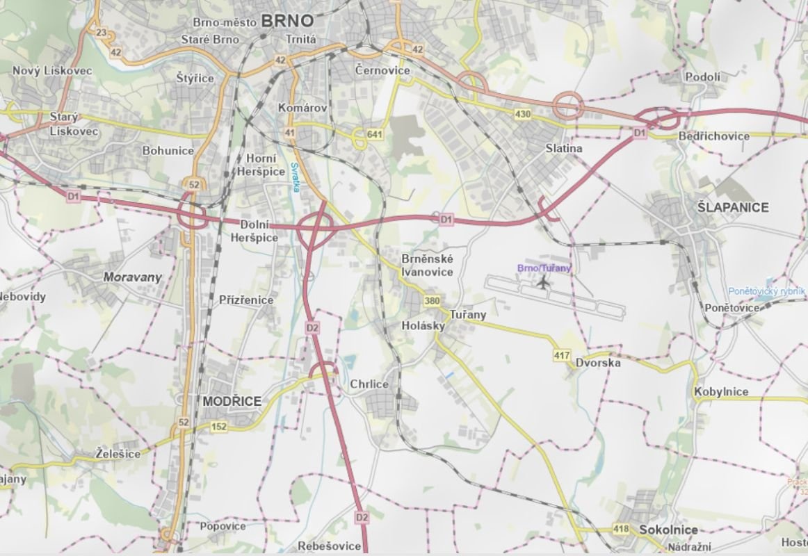 Prodej komerčního pozemku v k.ú. Tuřany - 3