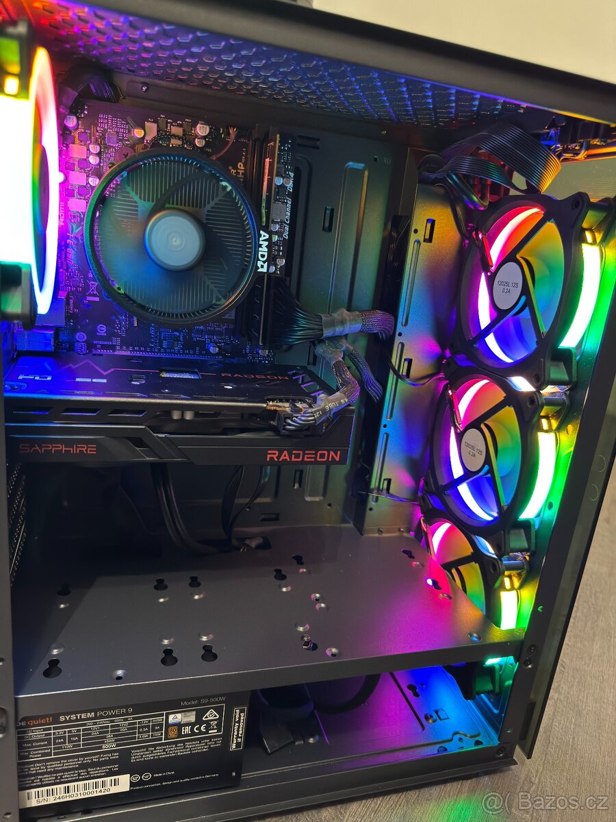 Herní počítač Ryzen 5 4500 / RX 6600 / 16GB RAM - 3