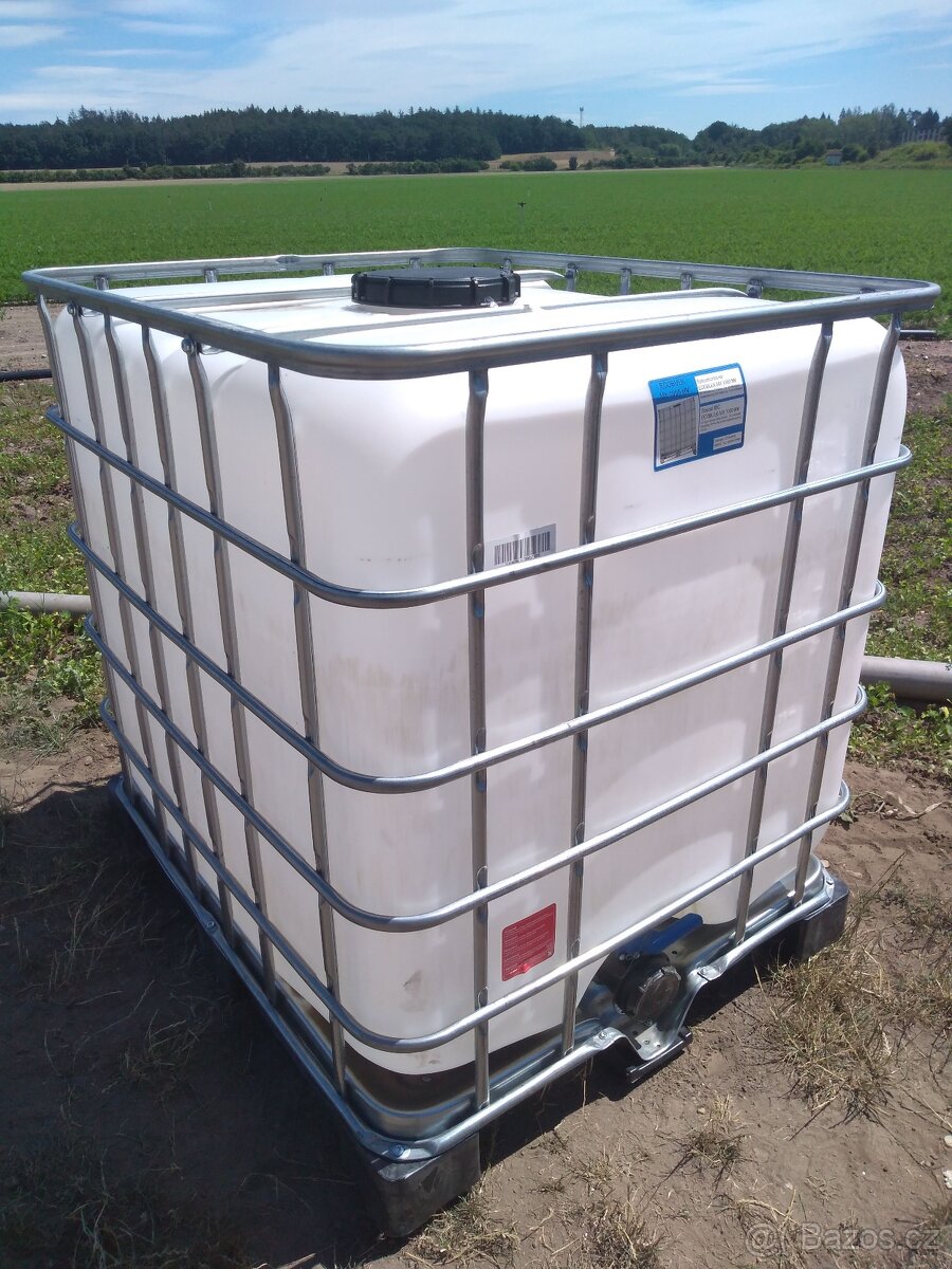 PRODÁM IBC KONTEJNER 1000L velké hrdlo DN 225 - 3