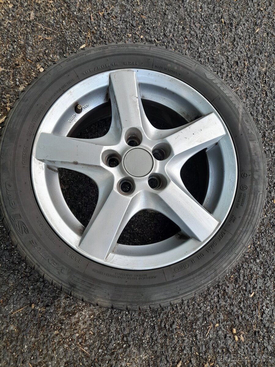 Prodám 4 alu kola letní 195/50/R15 - 3