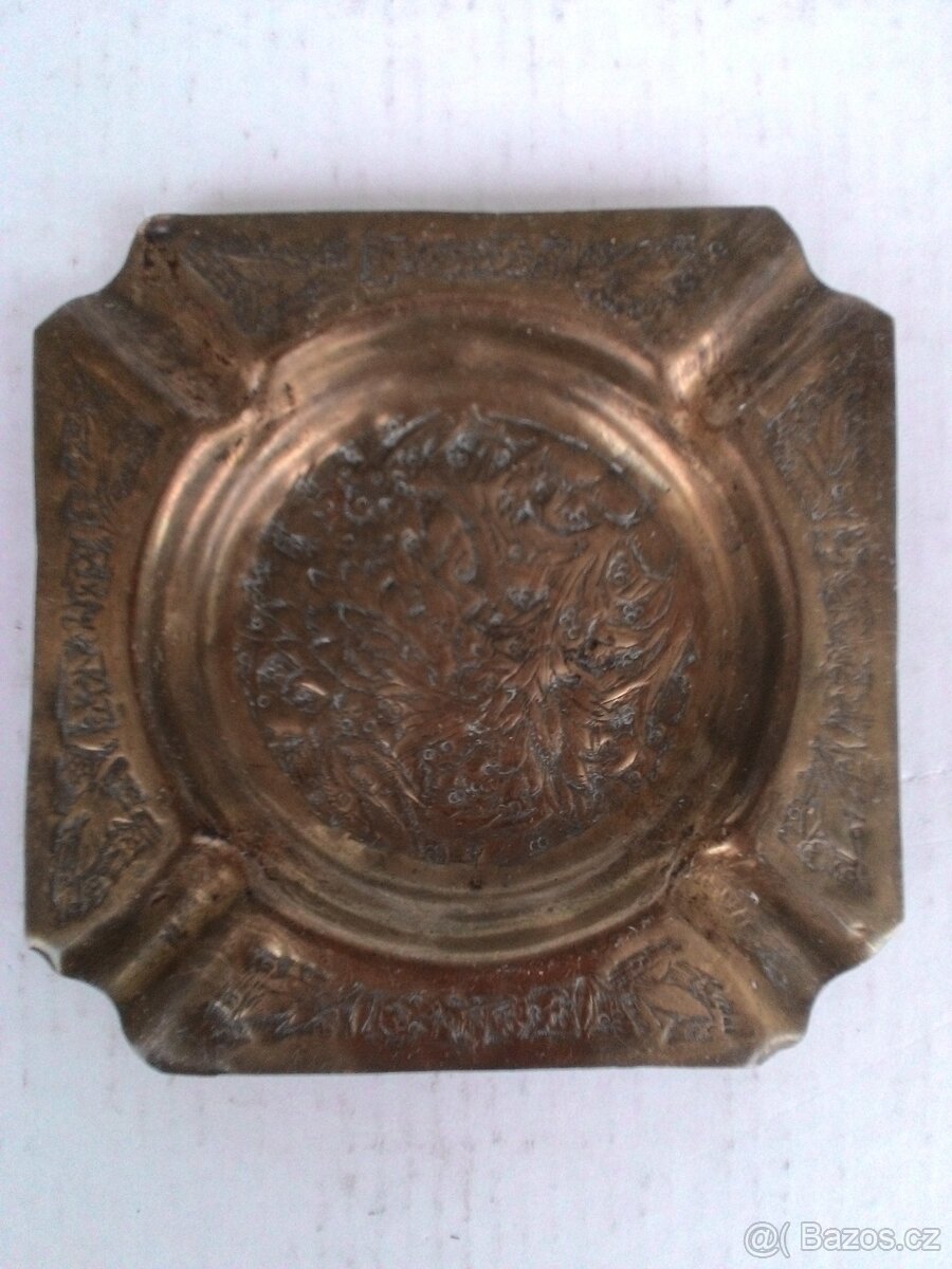 Starožitné kovové popelníčky - 3