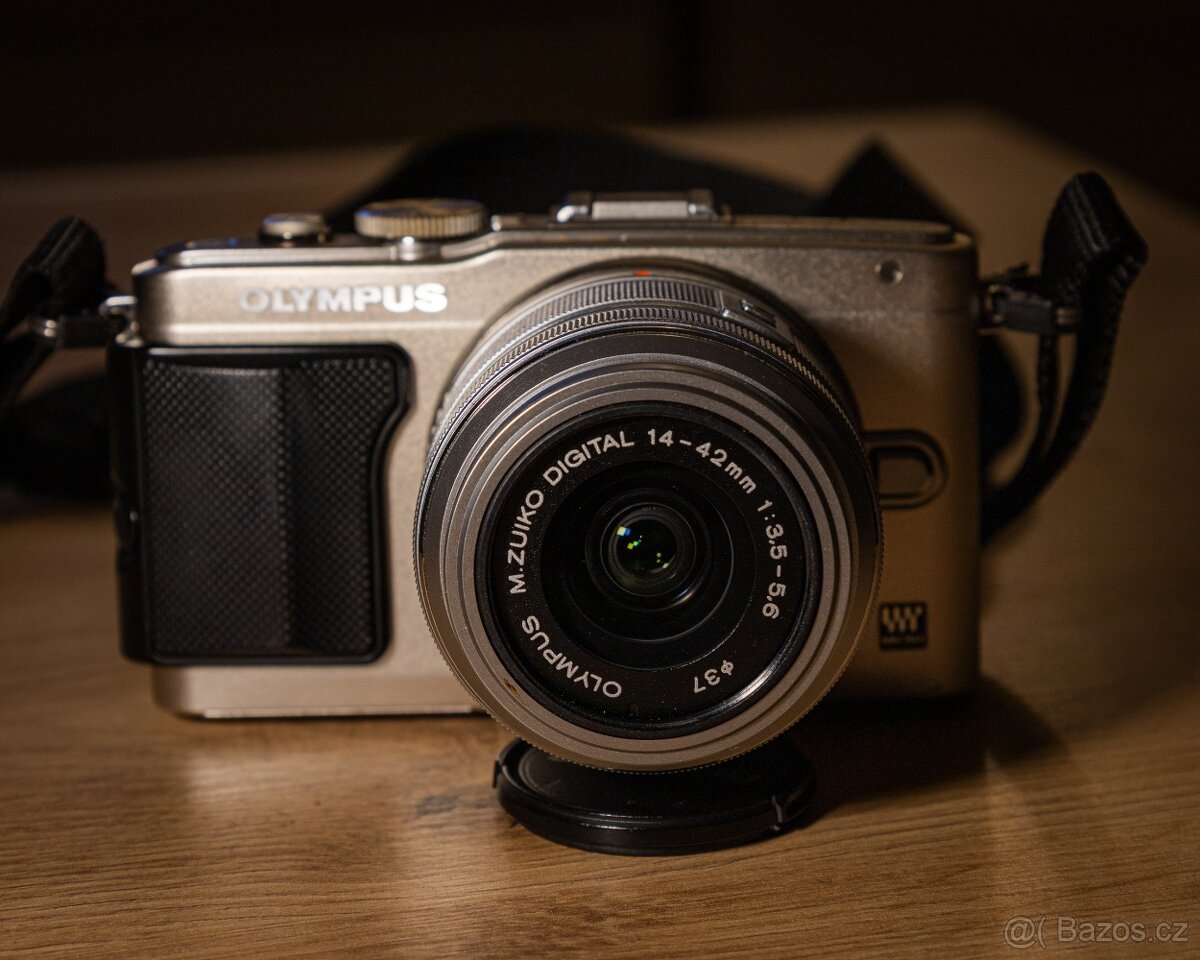 Olympus PEN E-PL6 – kompletní set 2 objektivy + blesk + braš - 3