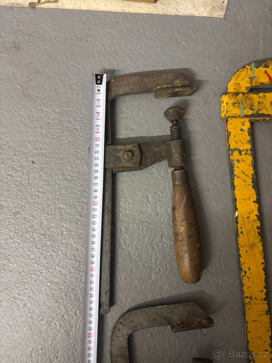 Truhlářské svěrky 4 ks (1 ks 65 cm a 3 ks 40 cm) - 3