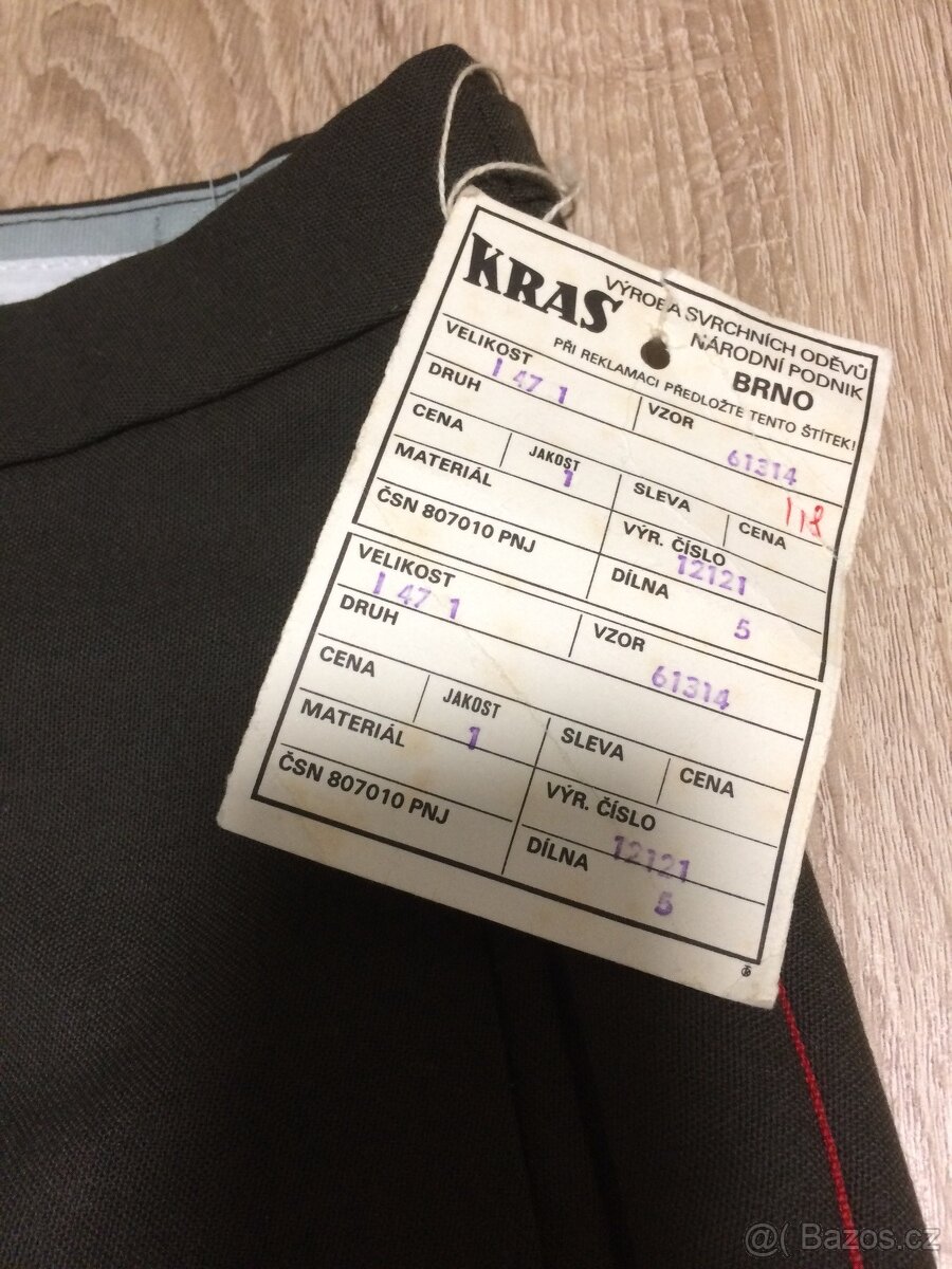 důstojnické kalhoty ČSLA - 3