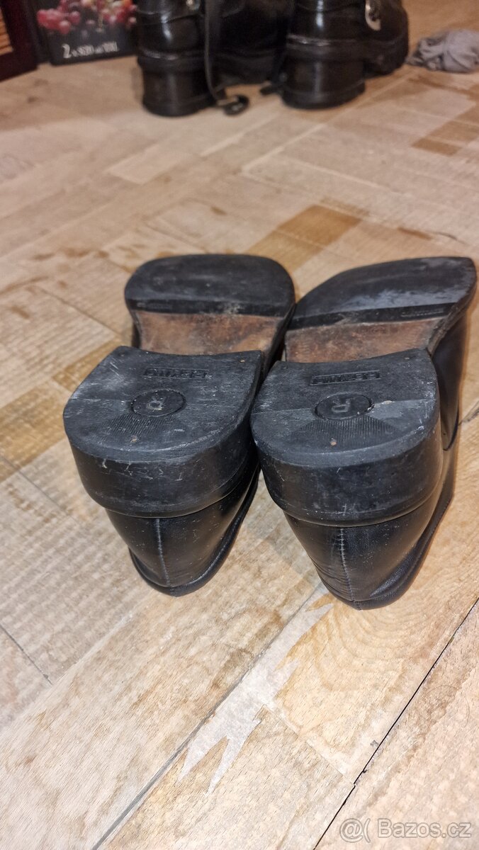 Polobotky kožené - 3
