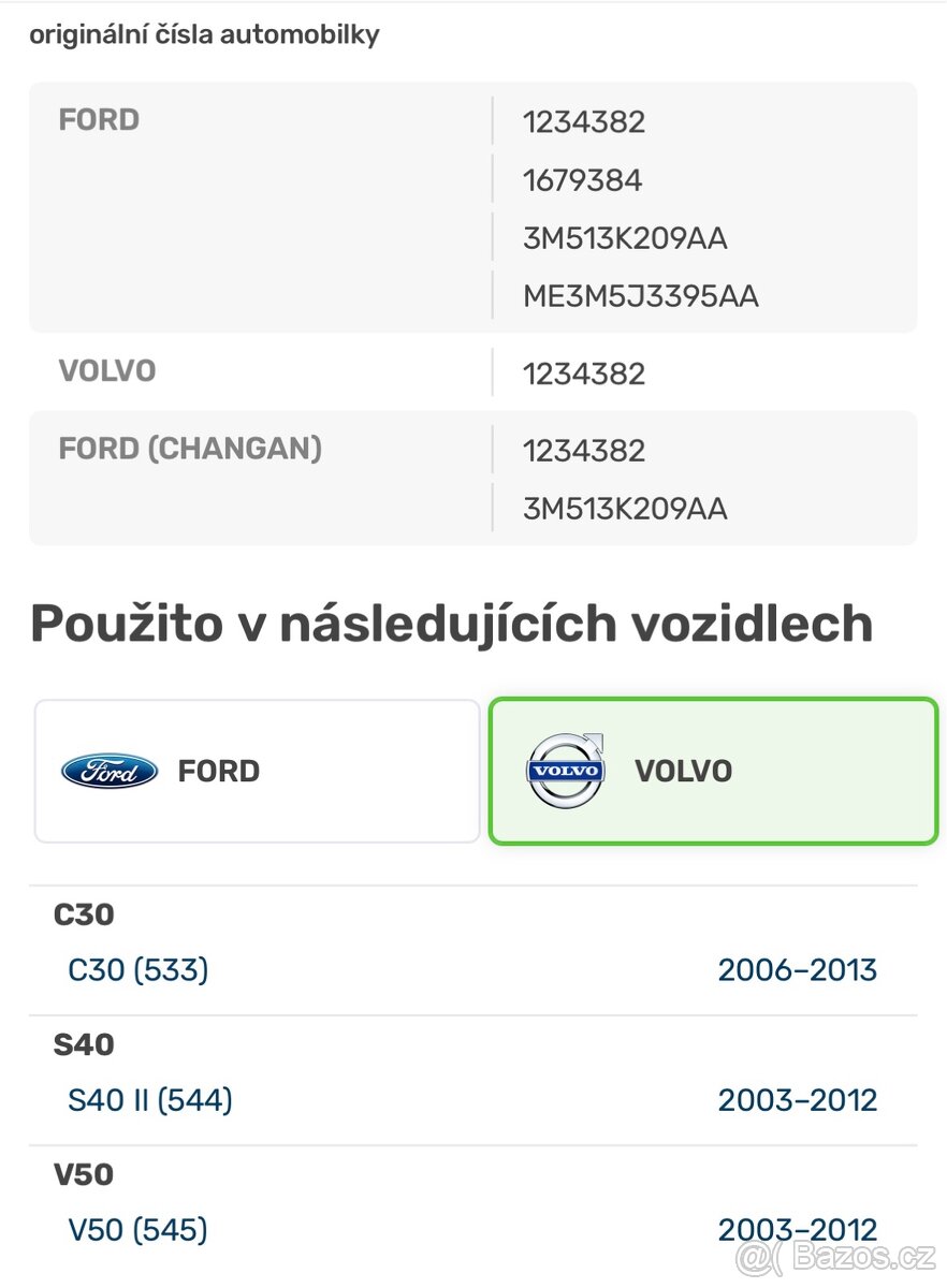 Spodní čepy ramen 18mm Volvo/Ford - 3