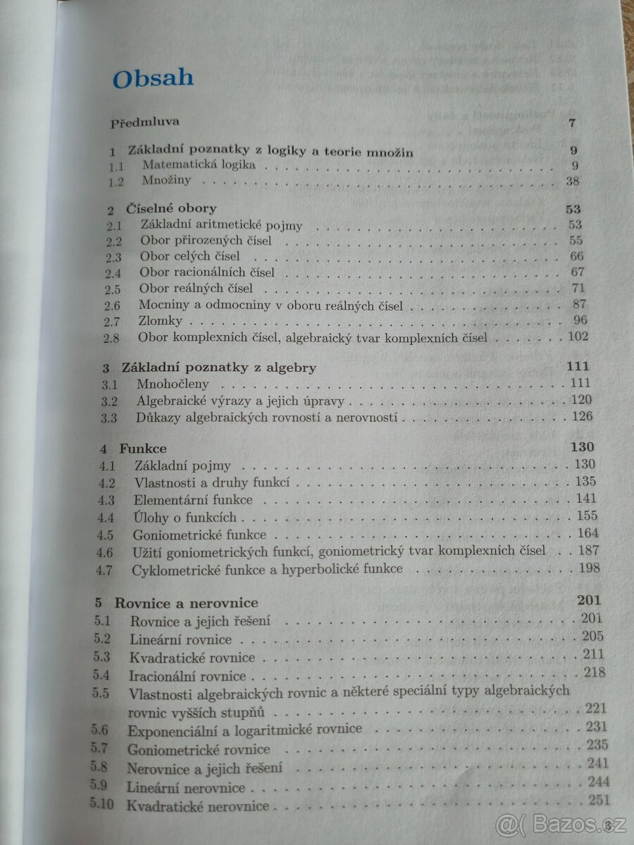 Přehled středoškolské matematiky - 3