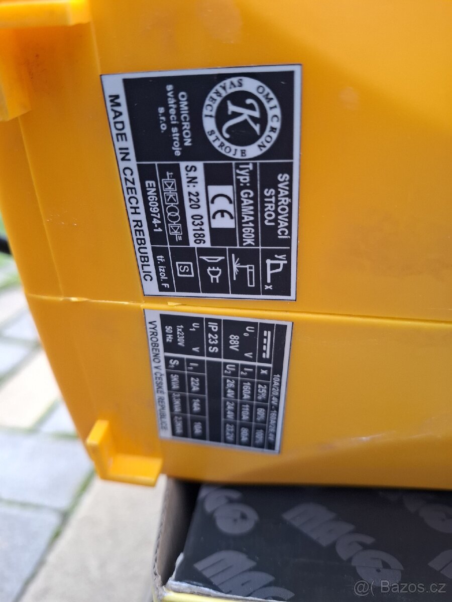 Svářečka Omicron Gama 160k - 3