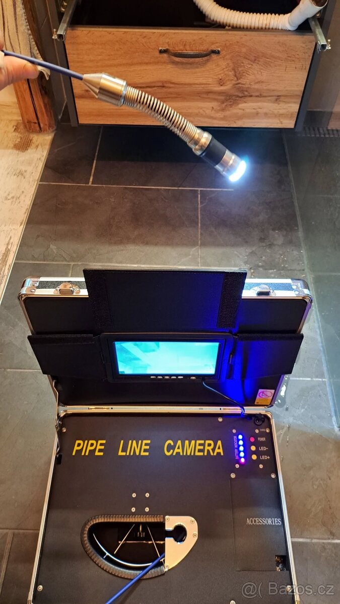 Inspekční kamera do kanalizace 20m kabel - 3