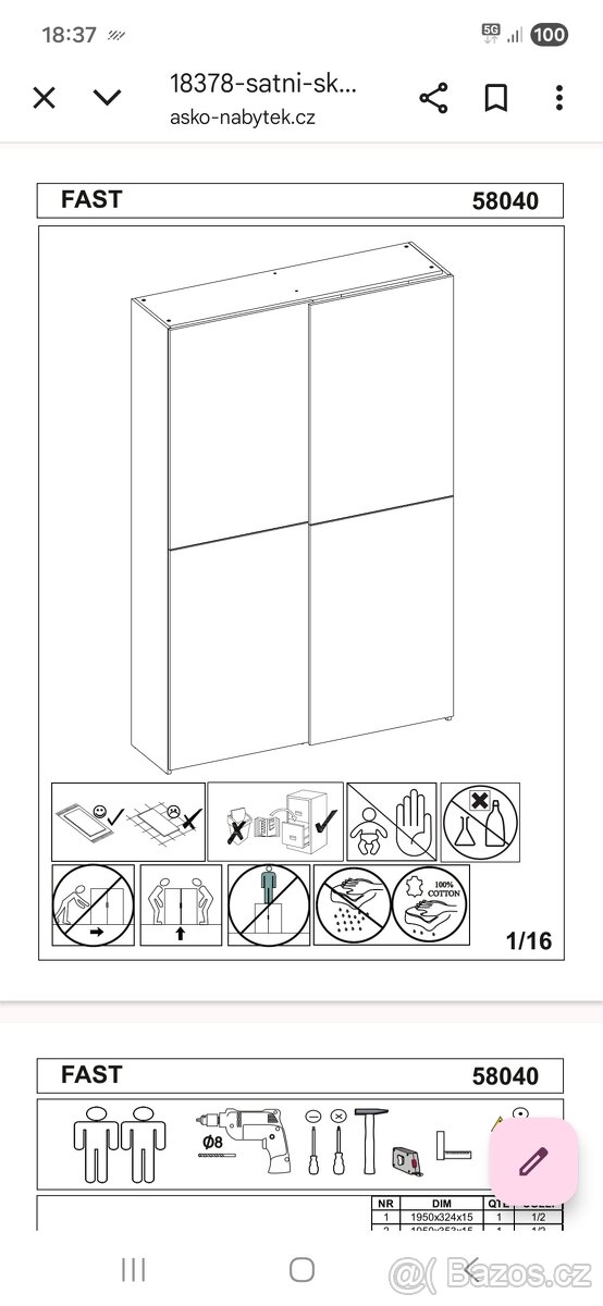 Šatní skříň - 3