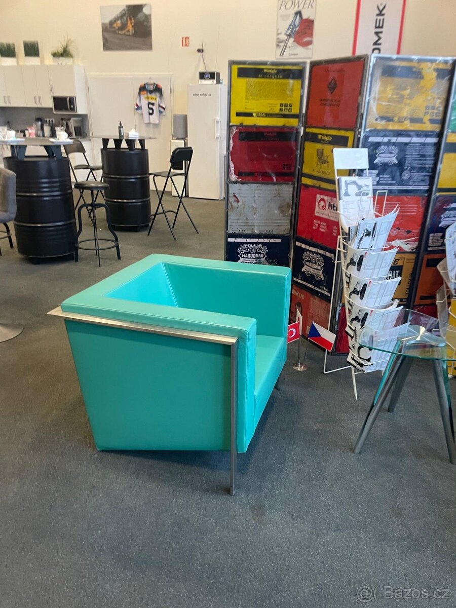 Kožená sedačka | křeslo (2+1) - 3