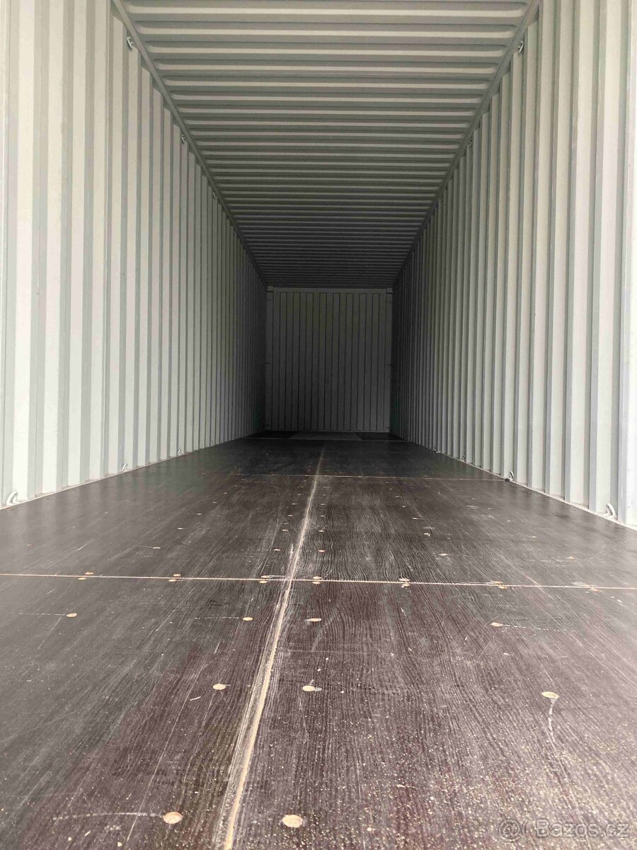 Lodní kontejner 40 stop High Cube – 12 m (modrá) - 3