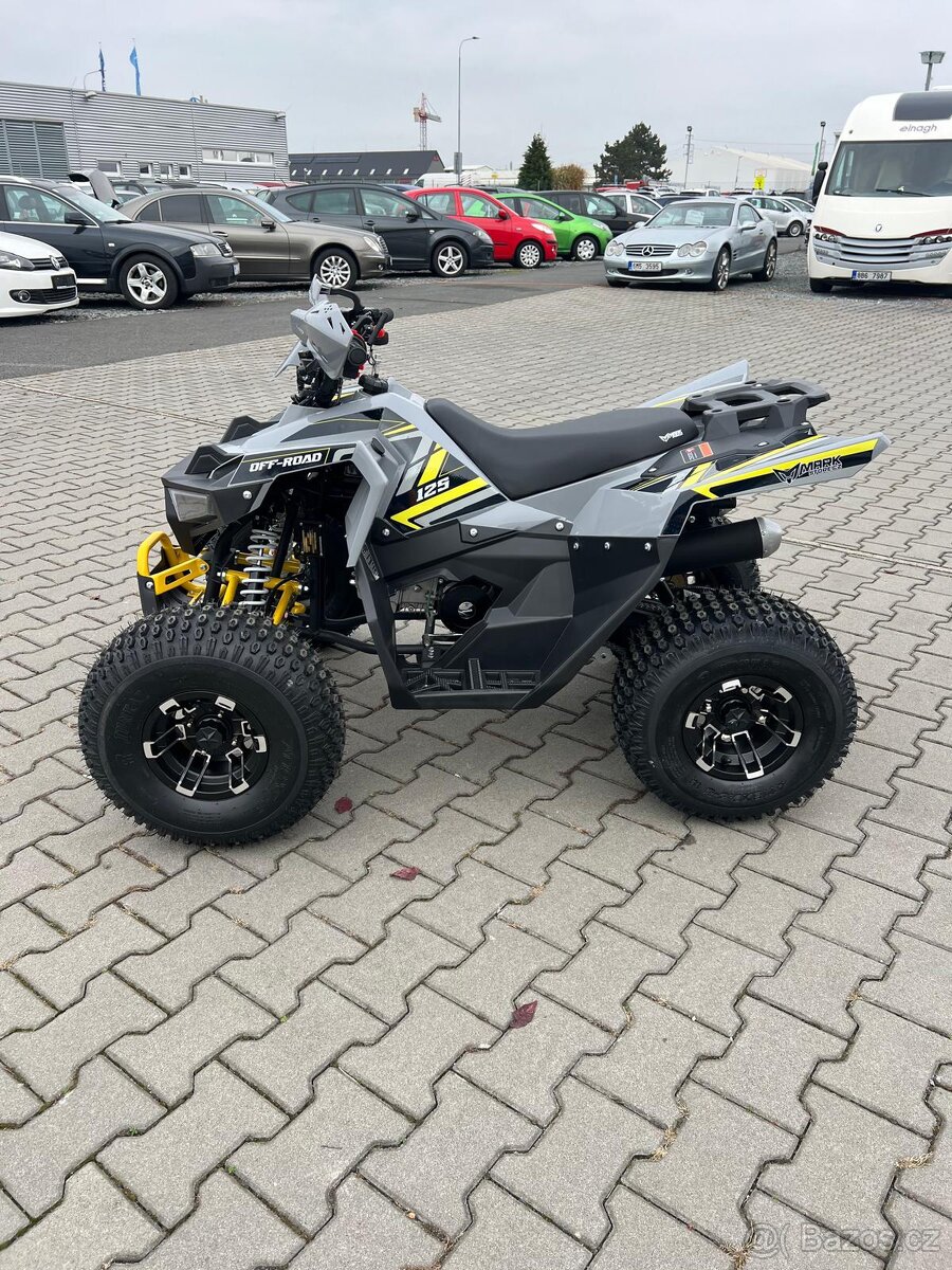 Dětská čtyřkolka FUN 125cc 3G8 - žlutá