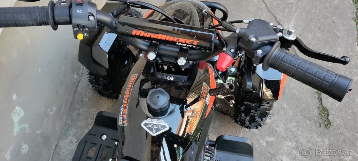Nová dětská čtyřkolka Cobra 49ccm oranžová, E startér a DO
