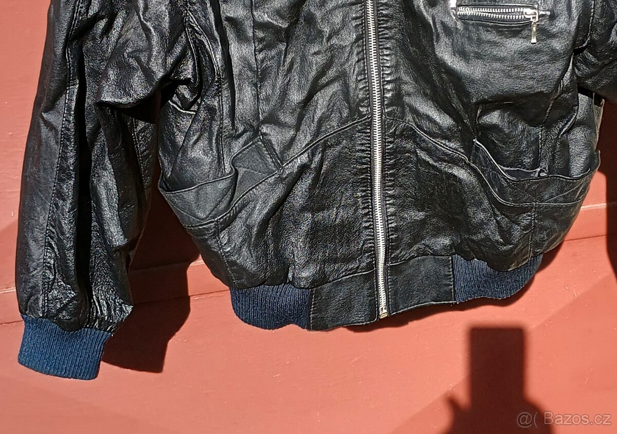 Cropped Leather Jacket 38/M - 3