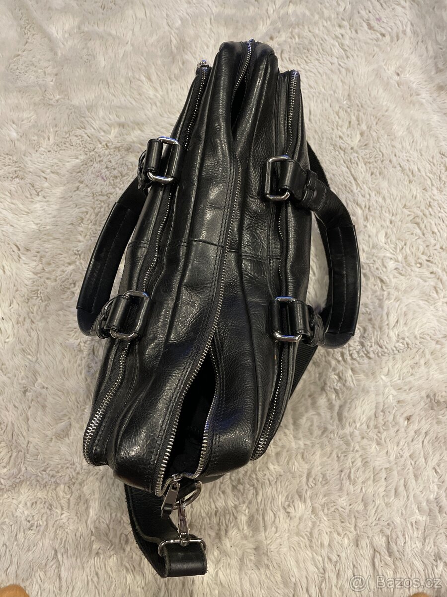 Kozena aktovka cerna levne - 3