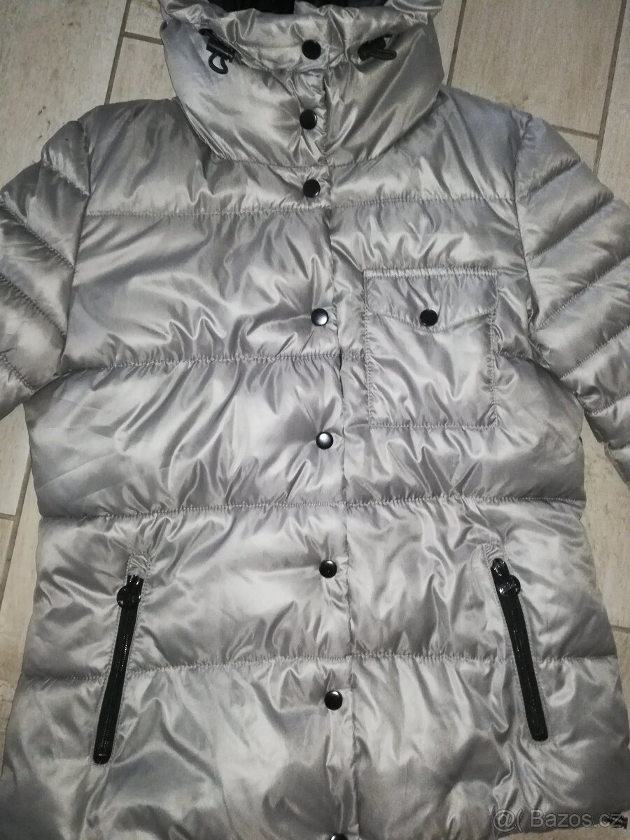 Bunda zateplená, zimní, zn. CLOCKHOUSE, vel. L, nošená - 3