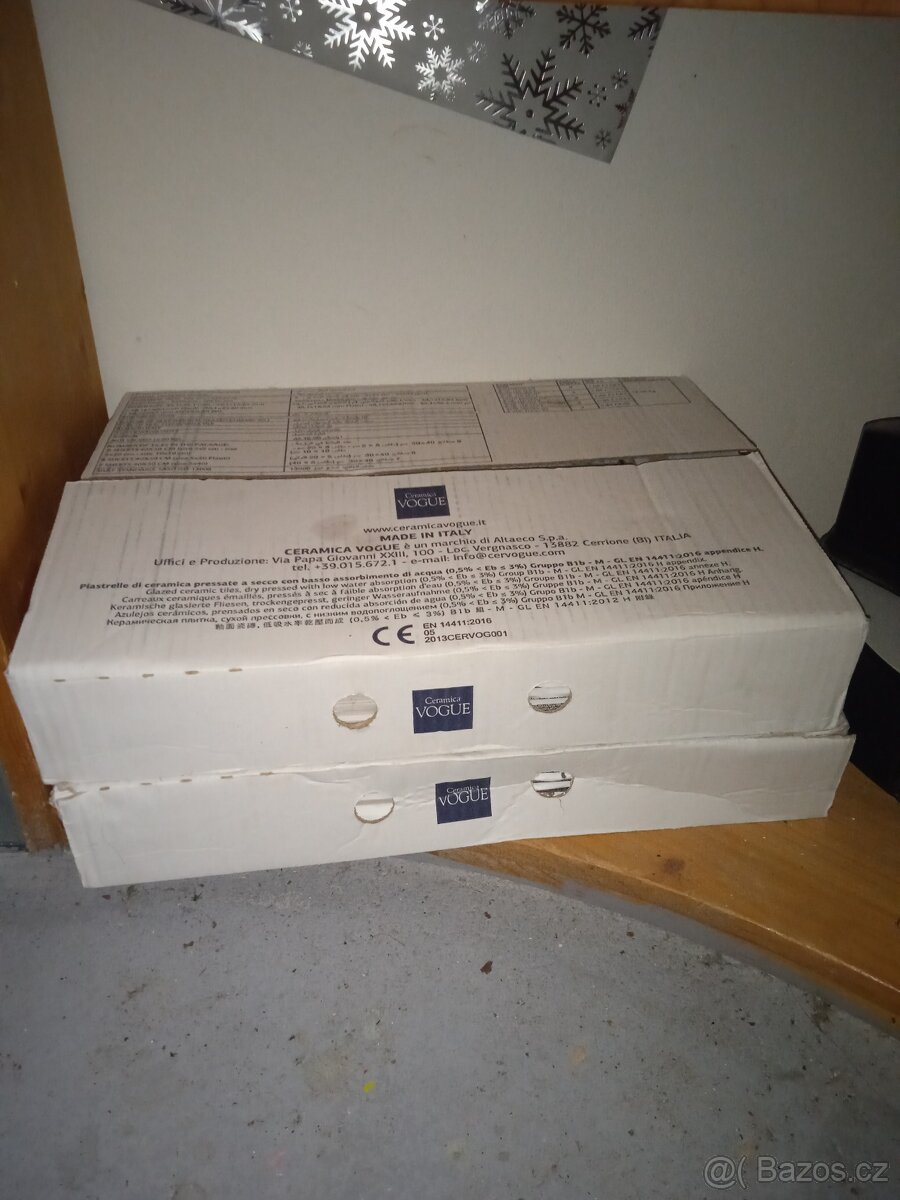 Obklad - Ceramica Vogue TR Nero Rete 5x20 cm černá lesklá - 3