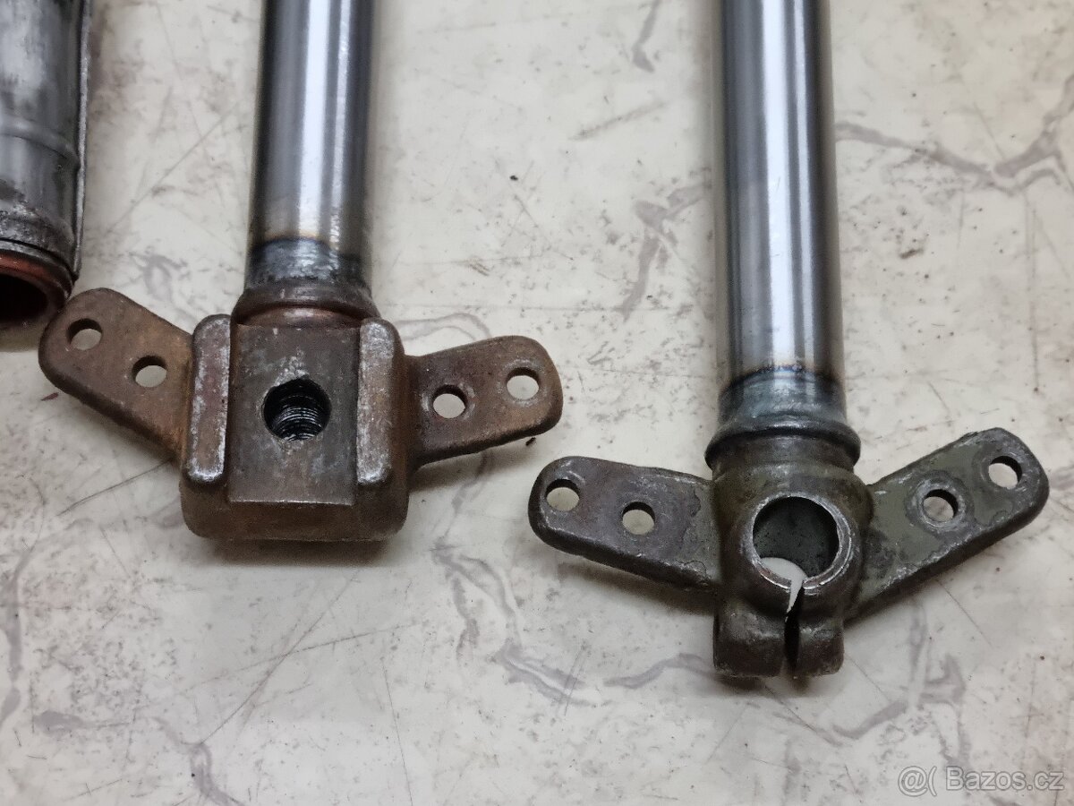 Jawa pérák - přední tlumiče/kluzáky po GO. - 3