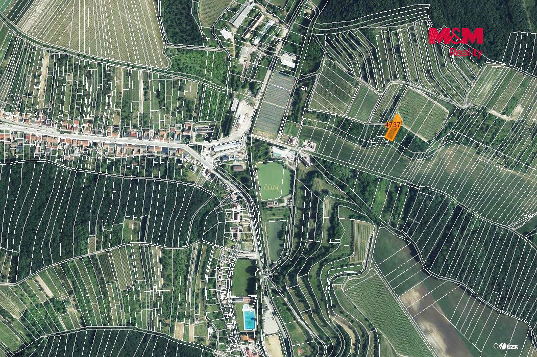 Prodej louky, 1125 m², Němčičky u Hustopečí - 3