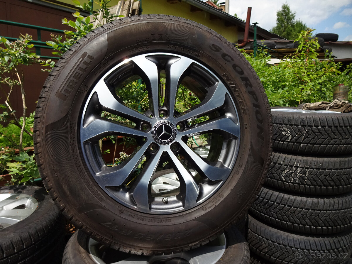 Mercedes GLC - zánovní zimní alu kola 17" ET36 TPMS - 3