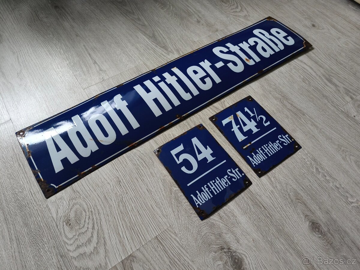 cedule Adolf Hitler strasse - 3