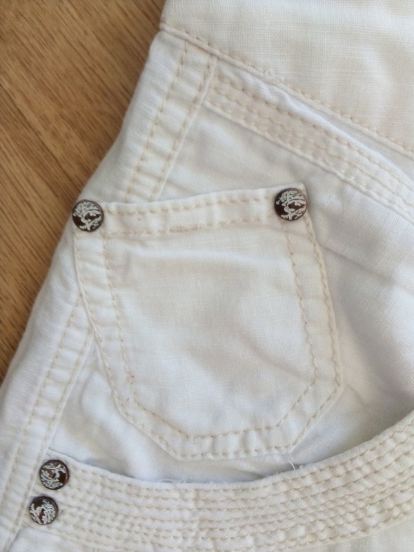 Krásná letní bílá sukně Etam 40/42 - 3