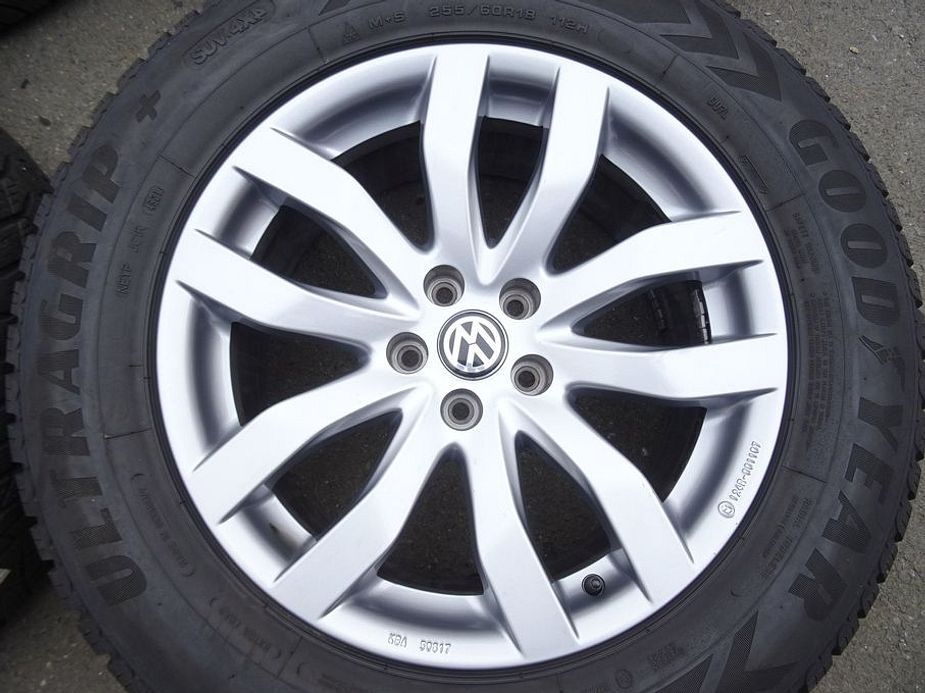 Alu disky Volkswagen Touareg, 18", 5x112,ET 25, zimní sada - 3