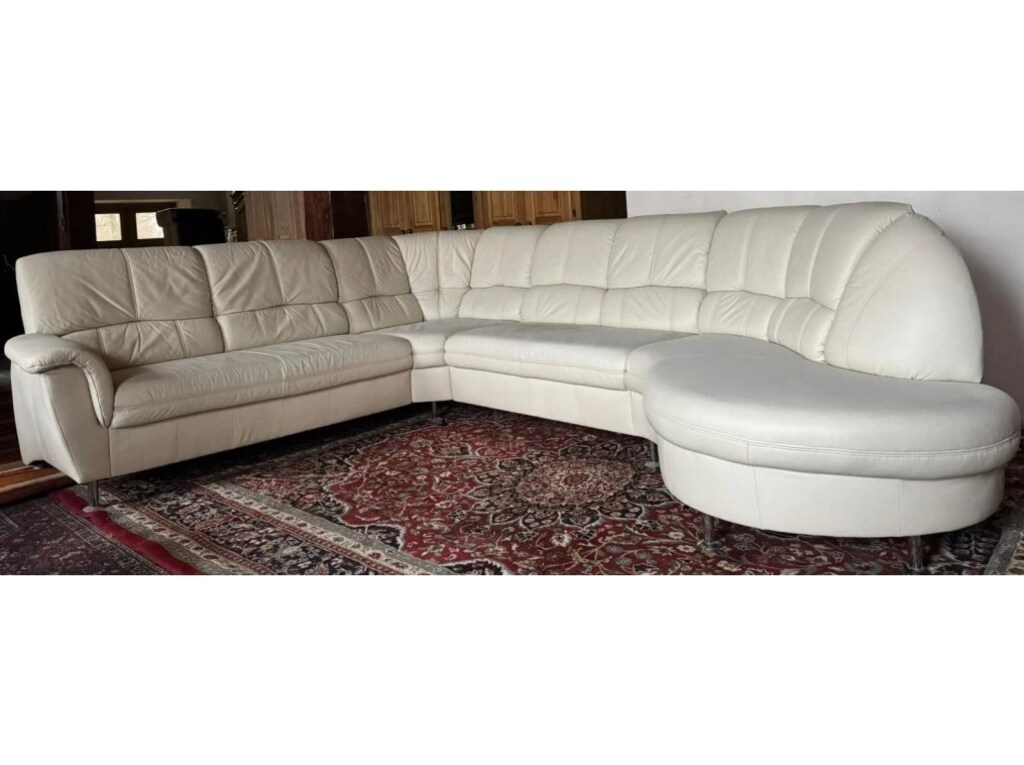 Rohová kožená sedací souprava, 3302 - 3