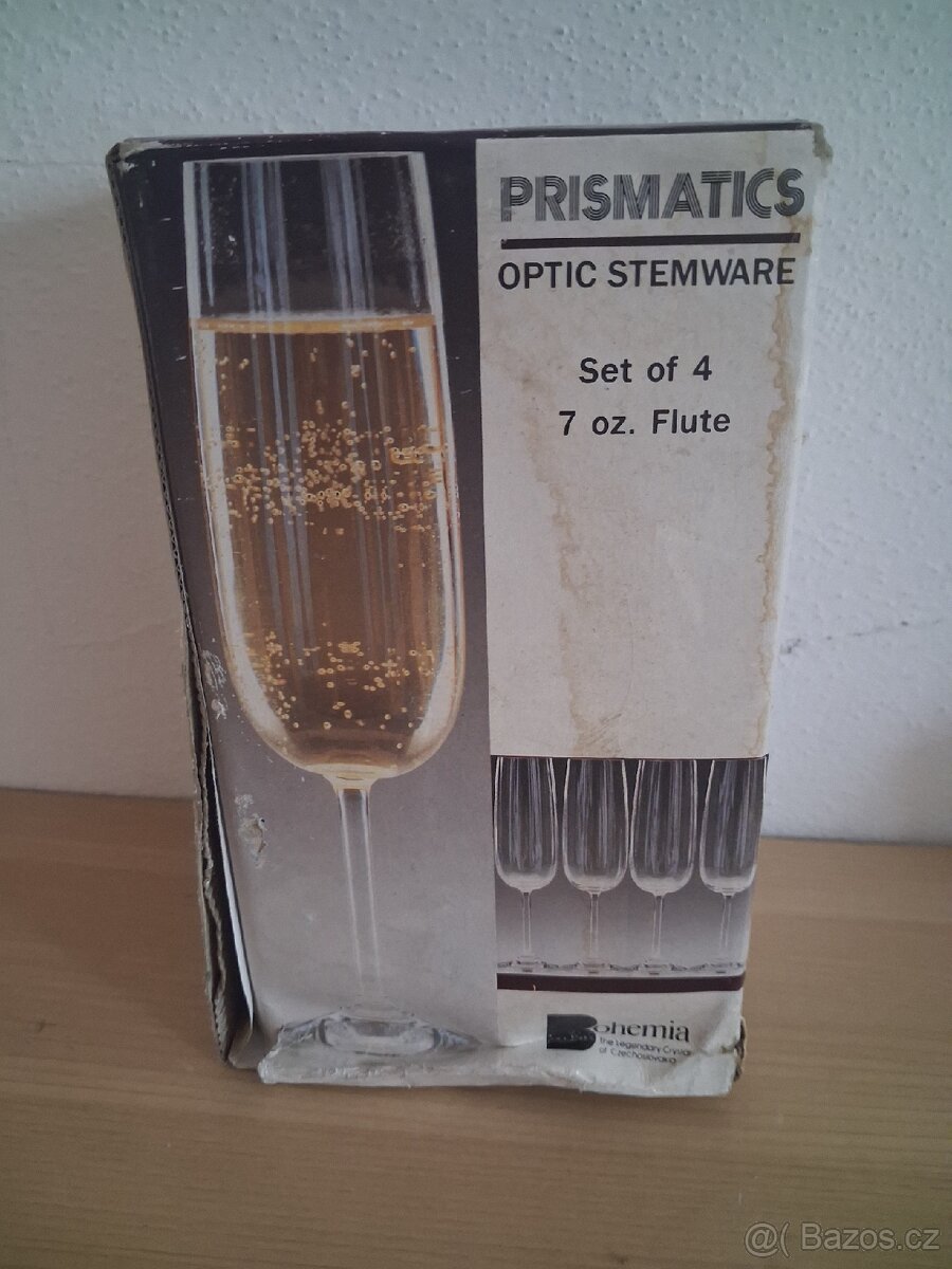 Prismatics Optic Stemware Bohemia Crystal šampusky - 3