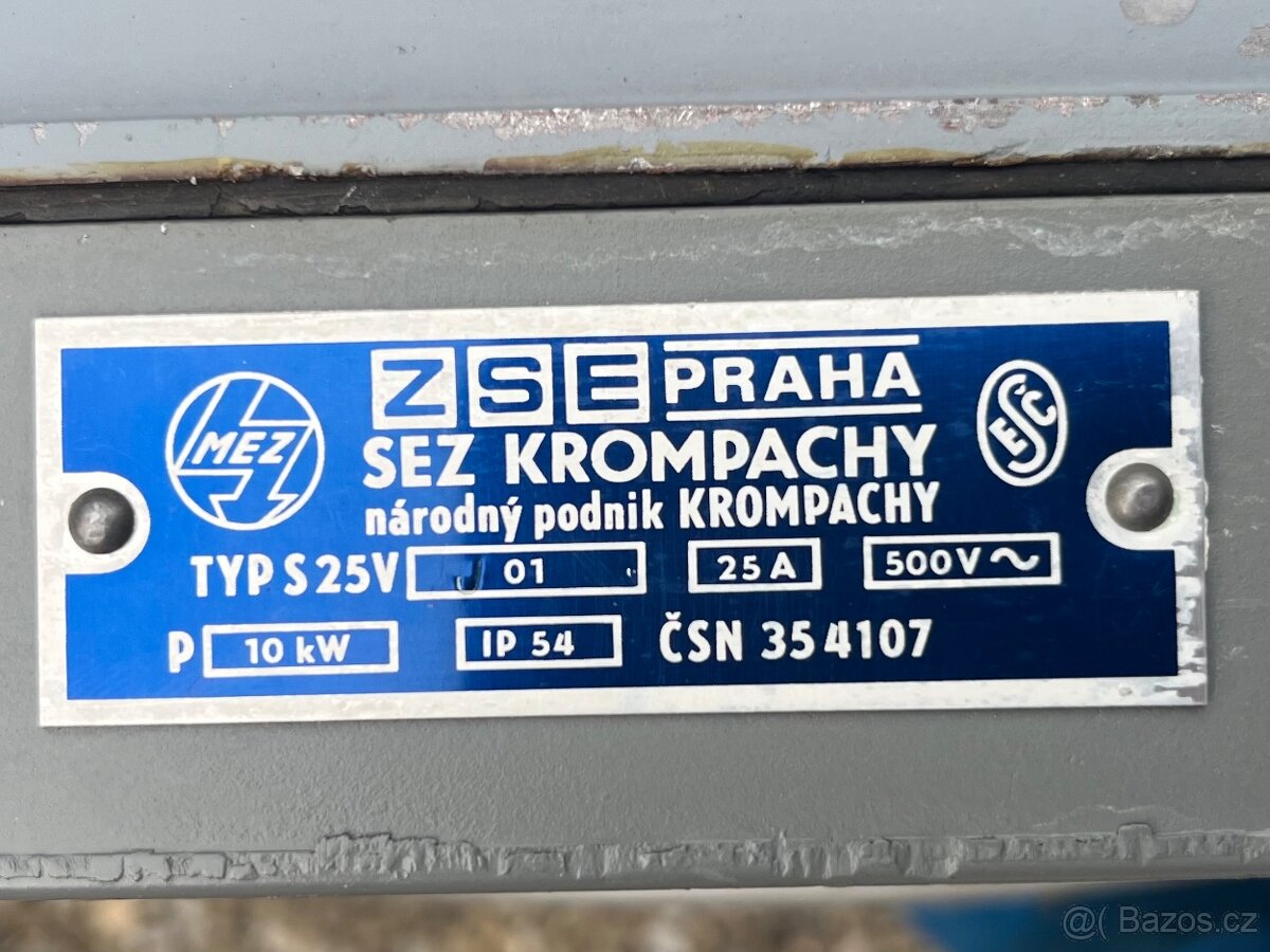 Skrinka vypínača S25V J01 - 3