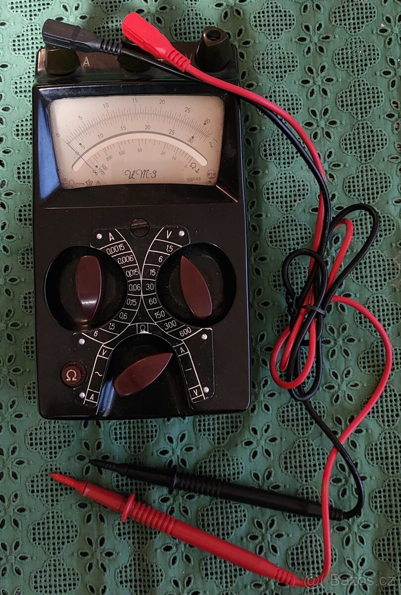 Prodám retro analogový multimetr AVOMET UM-3 - 3