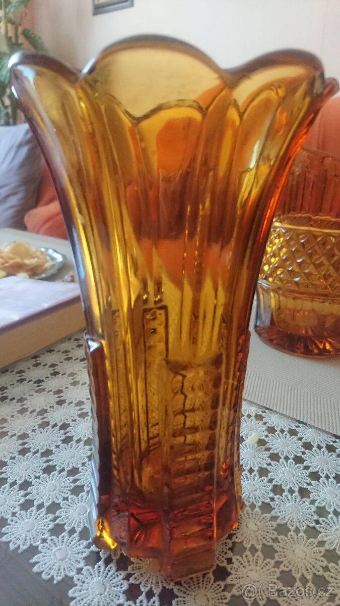 Starožitná souprava -sklo. - 3