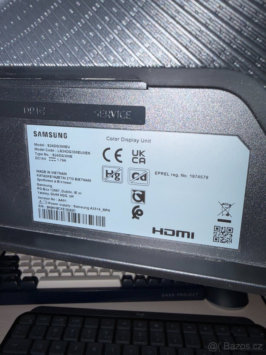 Monitor Samsung Odyssey G30D 24" - 3