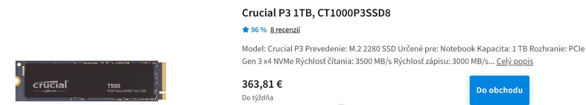 SSD 1TB 2TB m.2 NVMe - 3