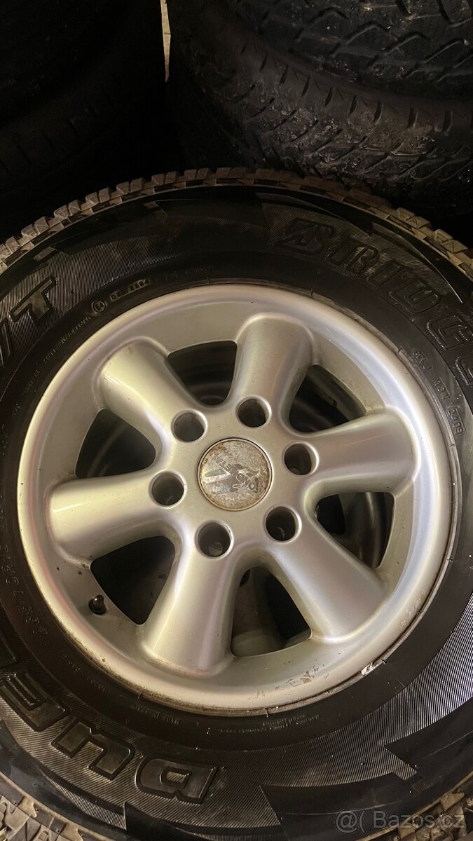 Alu kola 265/70 R16 z Toyoty Hilux