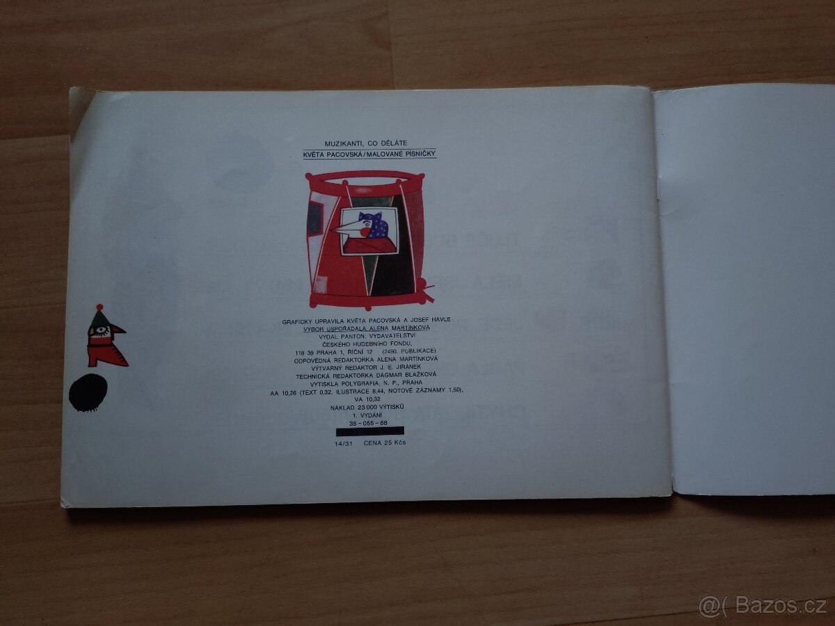Muzikanti, co děláte - Malované písničky-ilustr. K. Pacovská - 3