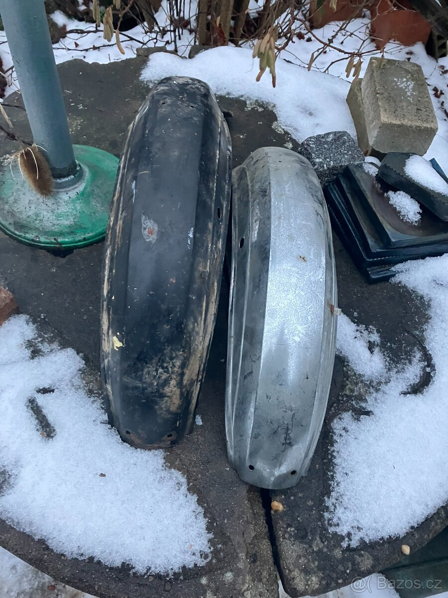 Jawa 350/638 a 350/634 zbytky stroje a doklady - 3