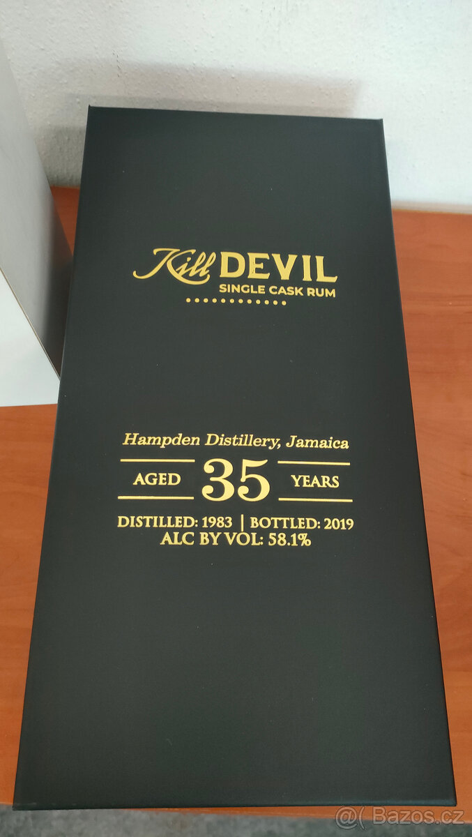Rum- Kill Devil Jamaica Hampden 35y 1983 0,7l 58,1% GB L.E. - 3