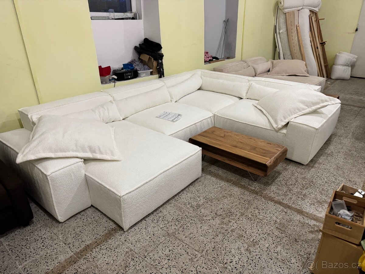 NOVÁ Luxusní Sedací souprava Sirpio 360x260 Boucle - 3