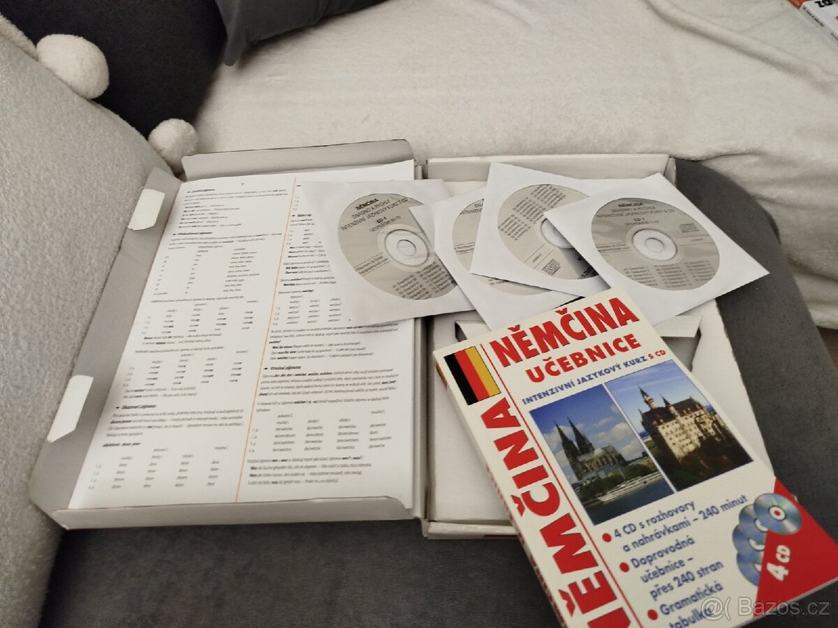 Němčina učebnice 4x CD,gramatika - 3