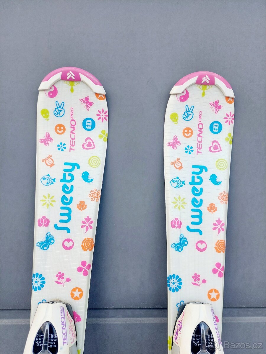 Lyže TECNO PRO, 90 cm + lyžáky + přilba - 3
