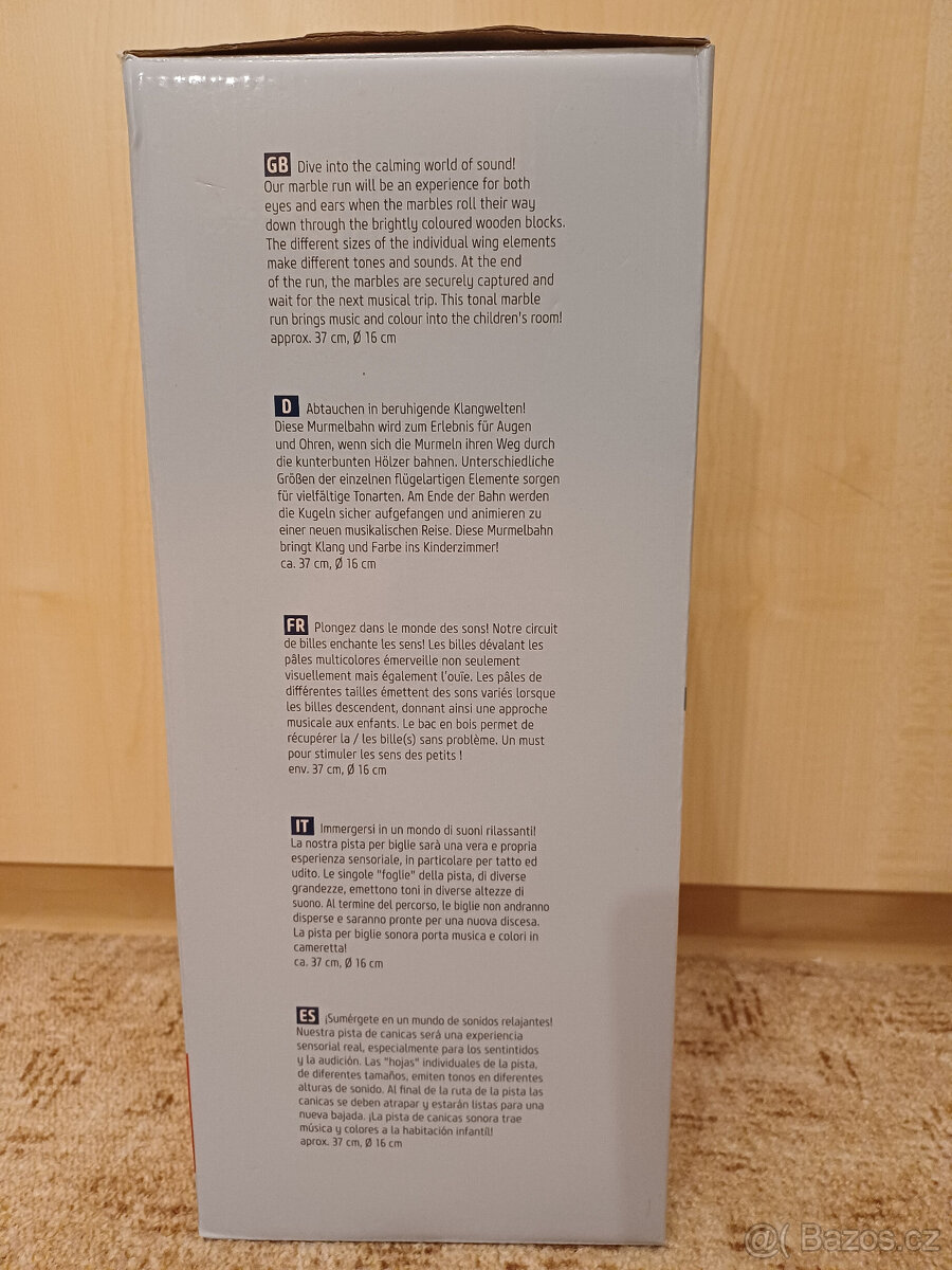 Dřevěná kuličková dráha se zvukem (Small Foot) - 3