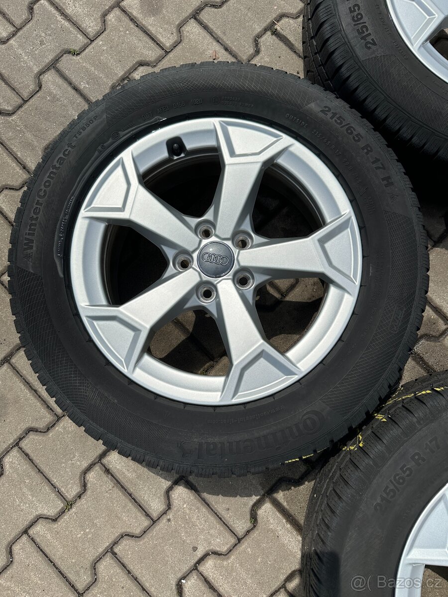 Kompletní alu Audi Q3 5x112r17+215/65r17 zimní - 3