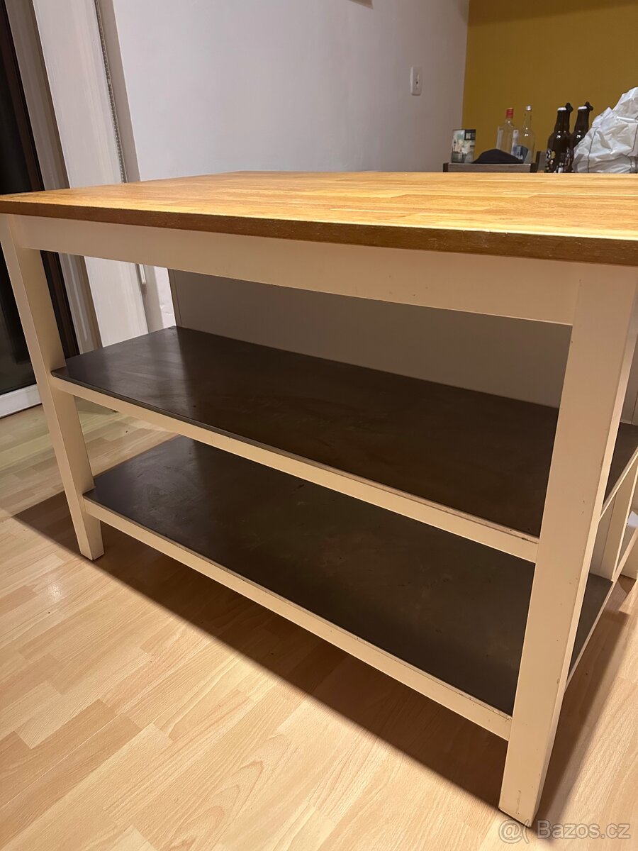 Kuchyňský ostrůvek- dub/bílý mat - 3