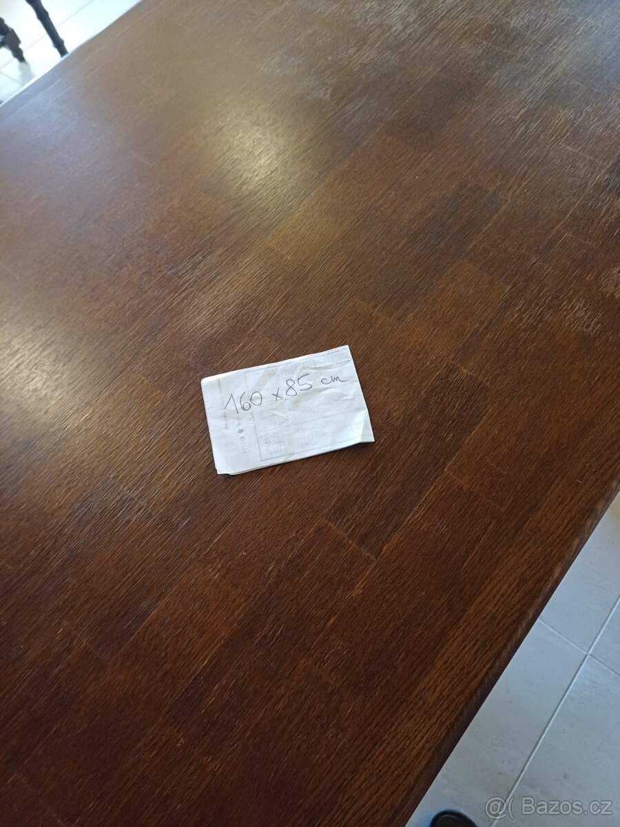 Dubový stůl a židle - 3