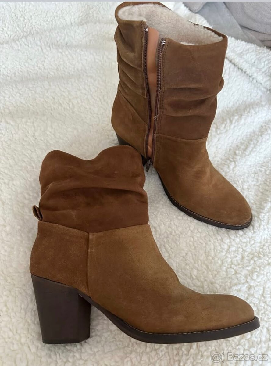 Kozačky kůže 40 - 3