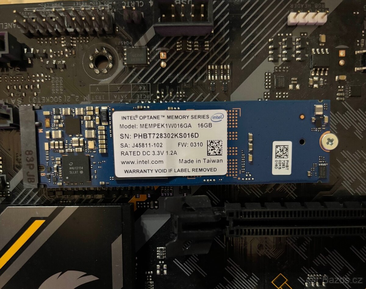 Herní komplet CPU + základní deska + chladič + Intel Optane - 3
